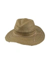 Rag & Bone Woman Hat Sage Green Size L Paper Yarn In Sage Green