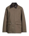 Rag & Bone Woman Jacket Military Green Size L Cotton, Polyester, Polyurethane In Green