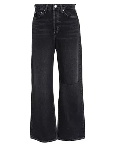 Rag & Bone Woman Jeans Black Size 30 Cotton