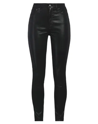 Rag & Bone Woman Jeans Black Size 32 Cotton, Polyester, Elastane