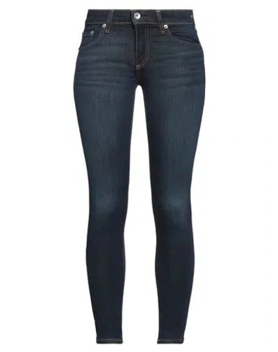 Rag & Bone Woman Jeans Blue Size 24 Modal, Cotton, Polyester, Elastane