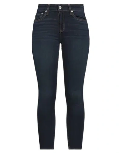 RAG & BONE RAG & BONE WOMAN JEANS BLUE SIZE 32 MODAL, COTTON, POLYESTER, ELASTANE