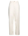 Rag & Bone Woman Pants Cream Size 30 Cotton In White
