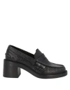 Rag & Bone Woman Loafers Black Size 8 Leather In Black