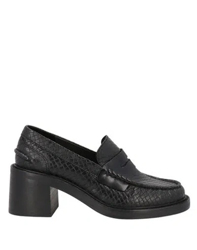 Rag & Bone Woman Loafers Black Size 8 Leather