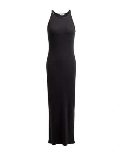 Rag & Bone Woman Maxi Dress Black Size L Cotton, Polyester, Elastane