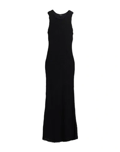 Rag & Bone Woman Maxi Dress Black Size S Cotton, Polyester