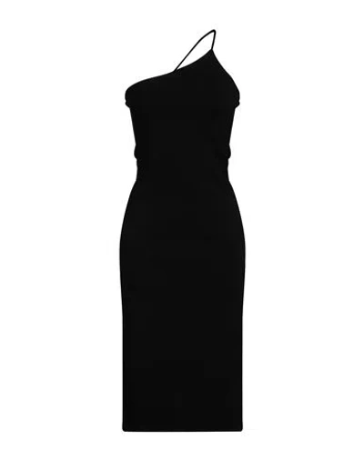 Rag & Bone Woman Midi Dress Black Size Xs Viscose, Polyamide, Elastane