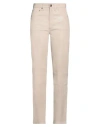 Rag & Bone Woman Pants Beige Size 30 Lambskin