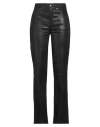 Rag & Bone Woman Pants Black Size 24 Lambskin In Black