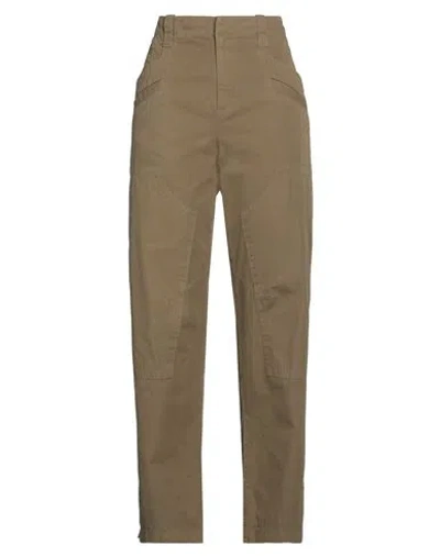 Rag & Bone Woman Pants Military Green Size 2 Cotton