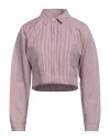 Rag & Bone Woman Shirt Burgundy Size M Cotton In Red