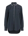 Rag & Bone Woman Shirt Navy Size L Cotton