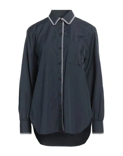 Rag & Bone Woman Shirt Navy Size L Cotton