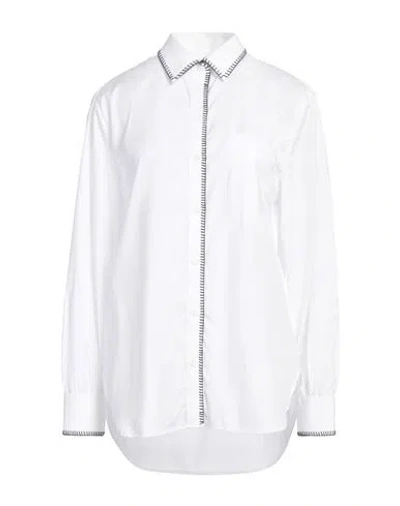 Rag & Bone Woman Shirt White Size L Cotton