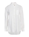 Rag & Bone Woman Shirt White Size L Linen In White