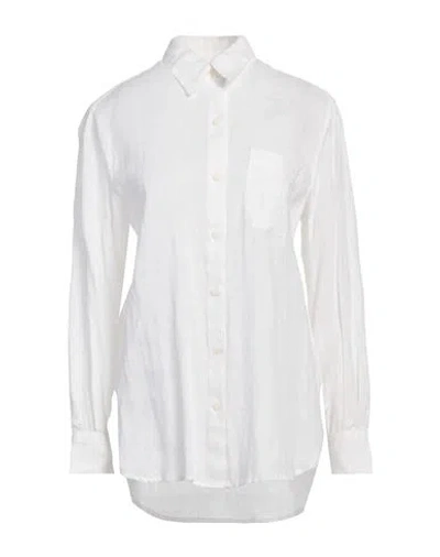 Rag & Bone Woman Shirt White Size L Linen
