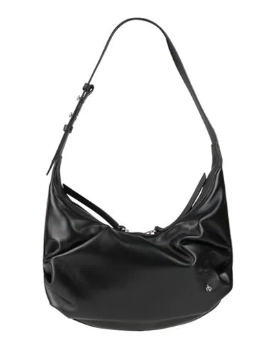 Rag & Bone Woman Shoulder Bag Black Size - Leather