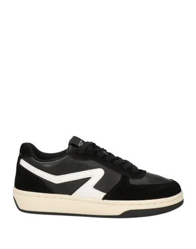 Rag & Bone Woman Sneakers Black Size 7.5 Leather In Black
