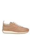 Rag & Bone Woman Sneakers Light Brown Size 6 Leather In Beige