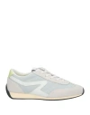 Rag & Bone Woman Sneakers Light Grey Size 8 Leather, Textile Fibers