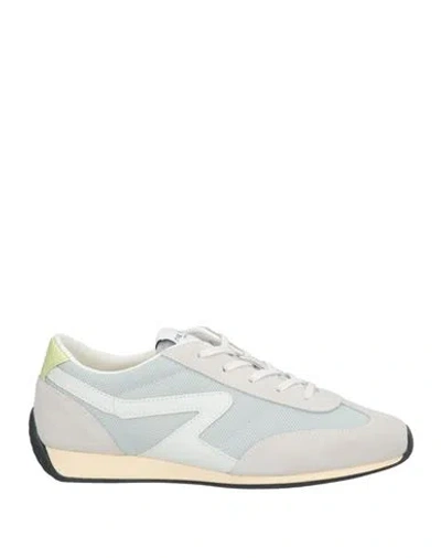 Rag & Bone Woman Sneakers Light Grey Size 8 Leather, Textile Fibers