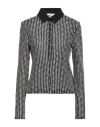 Rag & Bone Gigi Polo Blackmult In Black