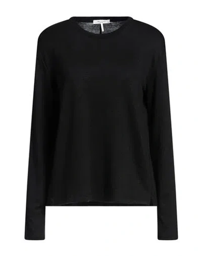 Rag & Bone Woman Sweater Black Size L Rayon, Polyester, Elastane In Black