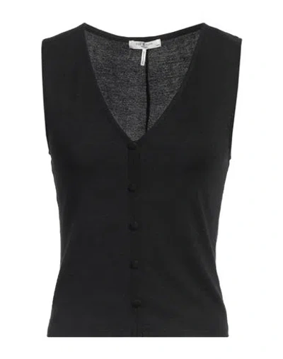 Rag & Bone Woman Sweater Black Size M Rayon, Polyester, Elastane