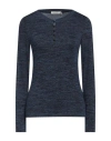 Rag & Bone Woman Sweater Midnight Blue Size L Rayon, Polyester, Elastane In Blue