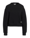 Rag & Bone Woman Sweatshirt Black Size L Cotton, Polyester, Elastane