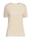 Rag & Bone Michal Linen-blend T-shirt In Beige