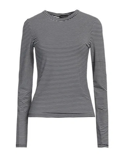 Rag & Bone Long-sleeved T-shirt In Black/white