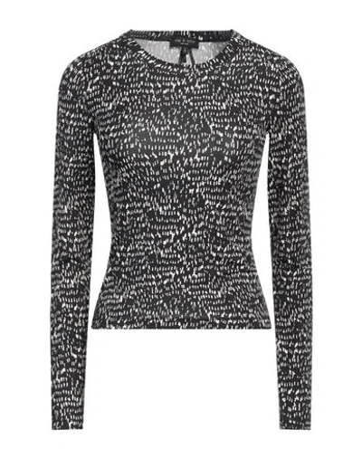 Rag & Bone Woman T-shirt Black Size L Modal, Elastane