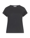 Rag & Bone Woman T-shirt Black Size S Pima Cotton