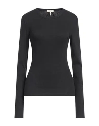 Rag & Bone Long-sleeved T-shirt In Black