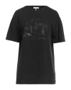 Rag & Bone Woman T-shirt Black Size M Pima Cotton