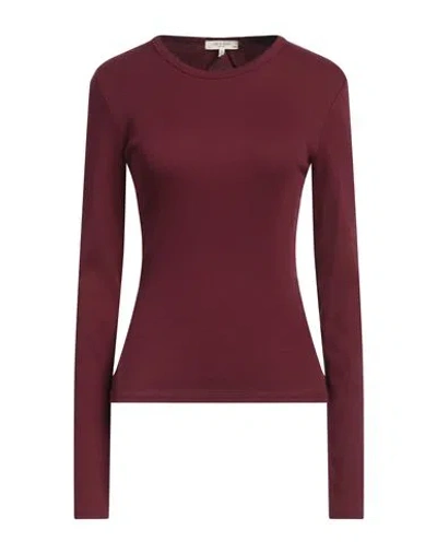 Rag & Bone Pima Cotton The Slub T-shirt In Red
