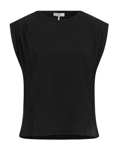 Rag & Bone Woman T-shirt Charcoal Size L Cotton In Grey