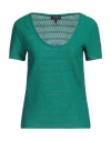 Rag & Bone Woman T-shirt Green Size S Polyester, Elastane