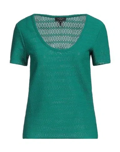 Rag & Bone Woman T-shirt Green Size S Polyester, Elastane