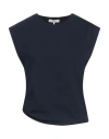 Rag & Bone Woman T-shirt Midnight Blue Size L Cotton