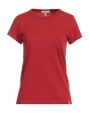 Rag & Bone Woman T-shirt Red Size L Organic Cotton