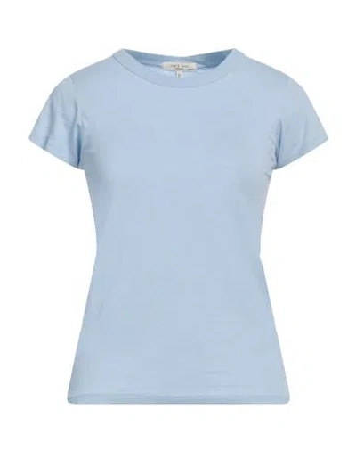 Rag & Bone Organic Cotton T-shirt In Blue