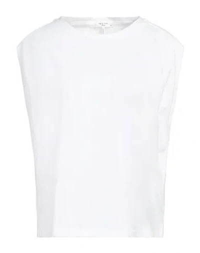 Rag & Bone Woman T-shirt White Size Xxs Cotton