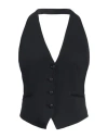 Rag & Bone Ethel Crepe Halterneck Vest In Black