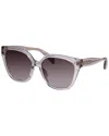 Rag & Bone Rnb 1073/s 09q 56mm Womens Square Sunglasses In Brown