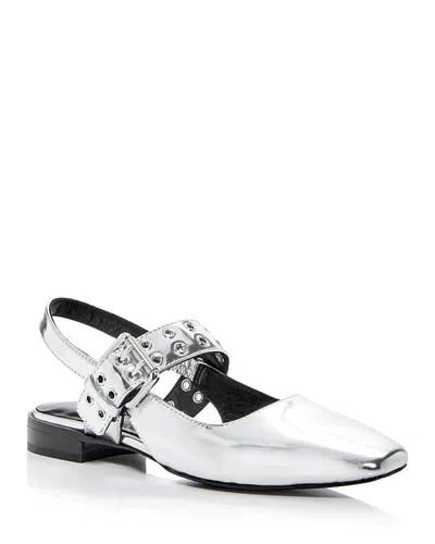 RAG & BONE RAG & BONE WOMEN'S ASTRA LEATHER SLINGBACK FLATS
