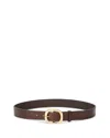 Rag & Bone Baby Spire Hip Belt In Dark Espresso