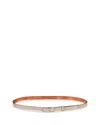 Rag & Bone Women's Baby Rounded Rebound Belt In Light Sand